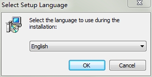 弹出如下设置语言界面